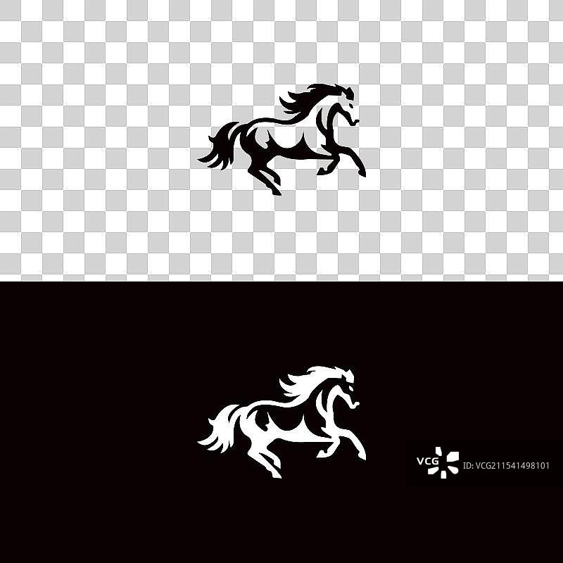 马 logo 模板设计图片素材