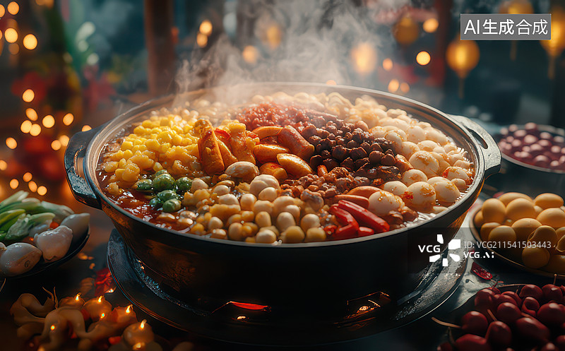 【AI数字艺术】火锅图片素材