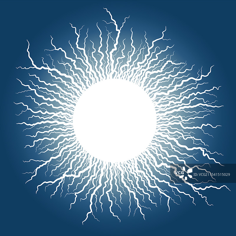 圆形闪电的背景图片素材
