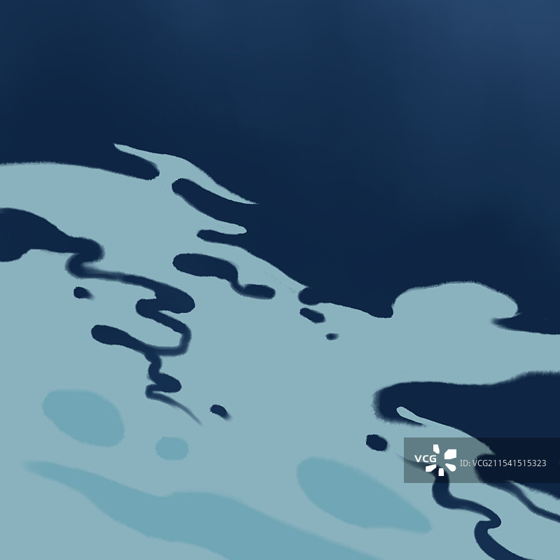 水面光影插画图片素材