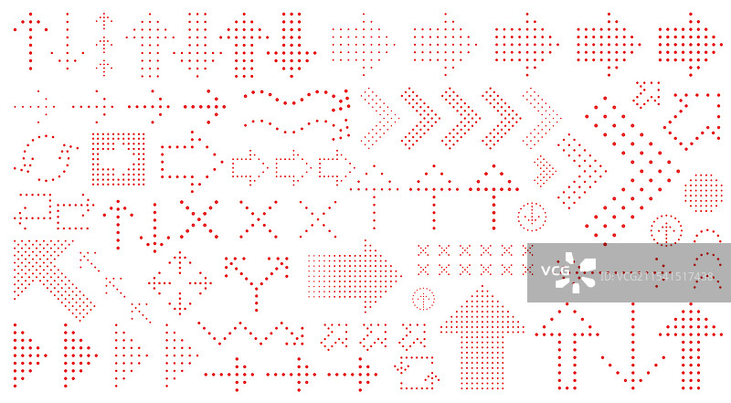 动态运动的虚线箭头设计元素图片素材