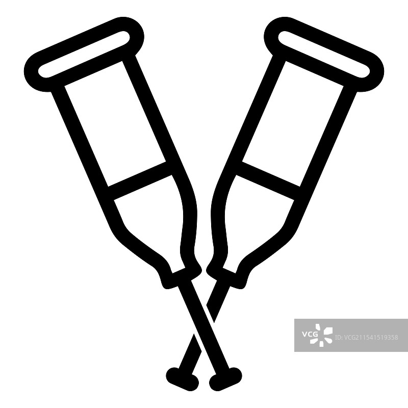 拐杖图标图片素材