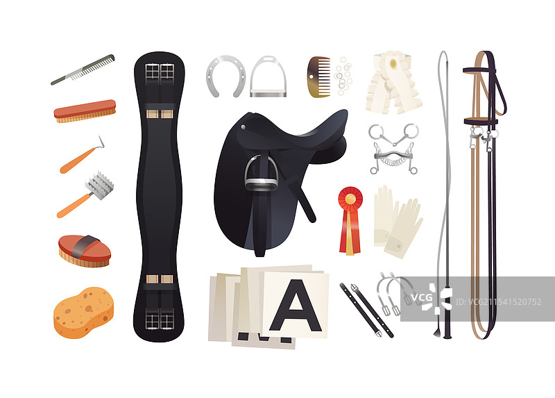 马术盛装舞步骑乘必备物品图片素材