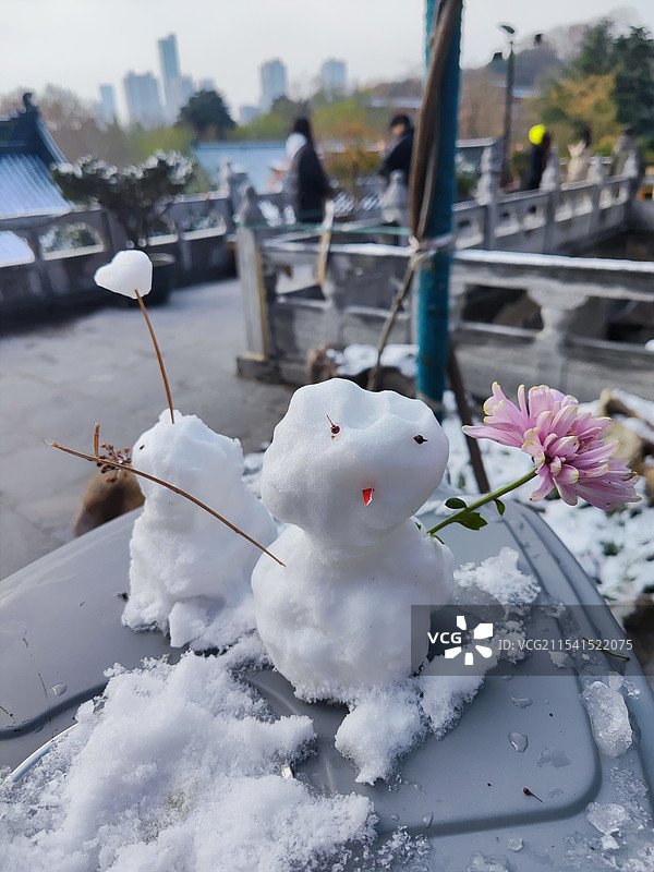 小雪人图片素材