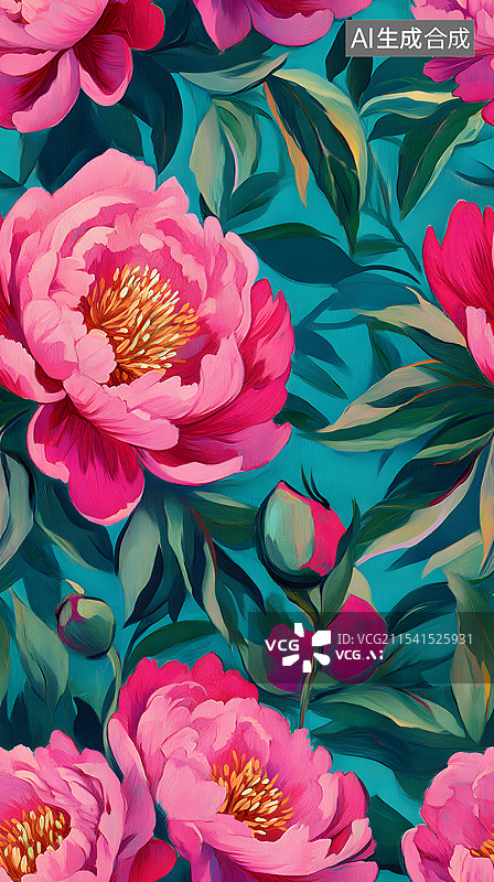 【AI数字艺术】立春春分鲜花花朵插画图片素材