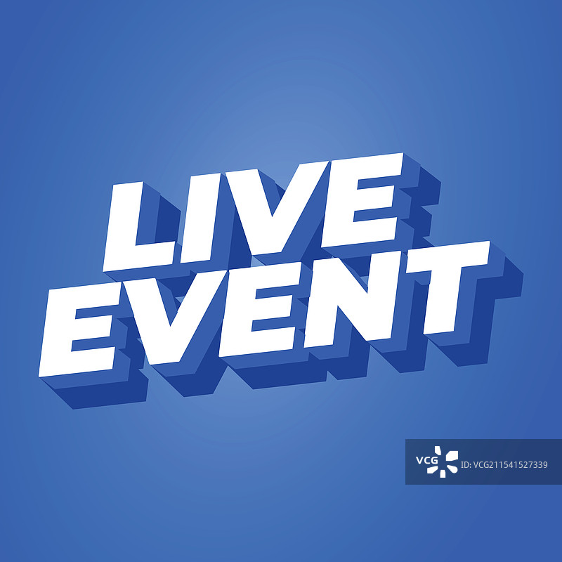 立体粗体字的现场活动文字效果图片素材