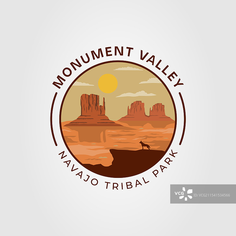 复古的纪念谷徽章标志设计 纳瓦霍图片素材