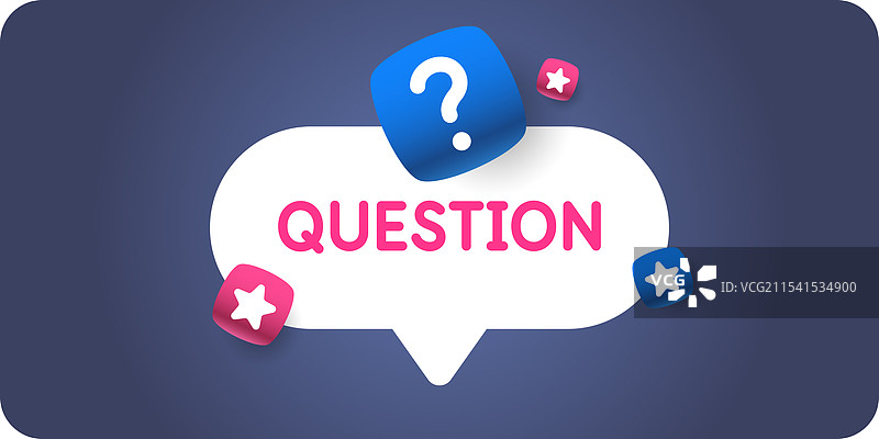 一个带有问号的海报，提出一个需要回答的问题图片素材