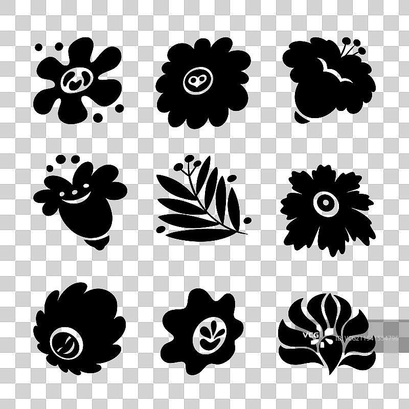 木槿图标 热带花卉 夏威夷植物图片素材