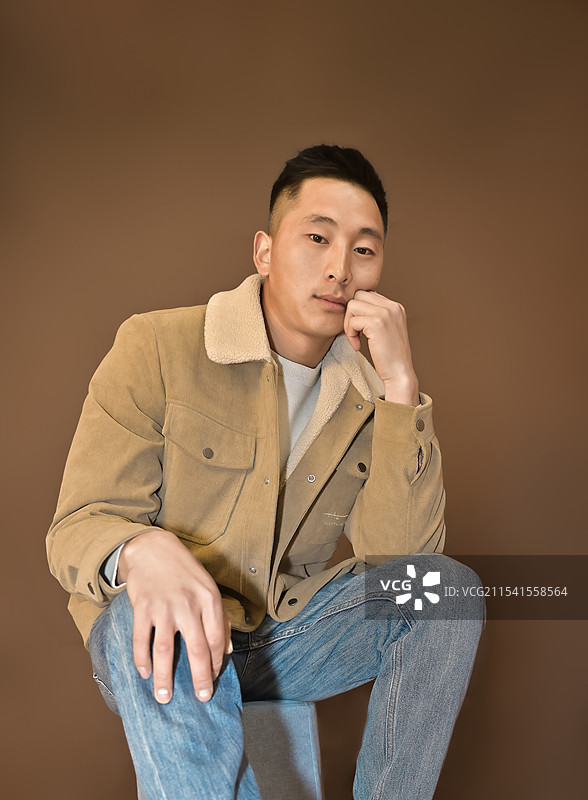 川普中国款人像图片素材
