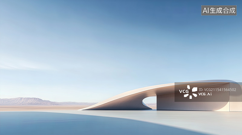 【AI数字艺术】现代简约建筑设计图片素材