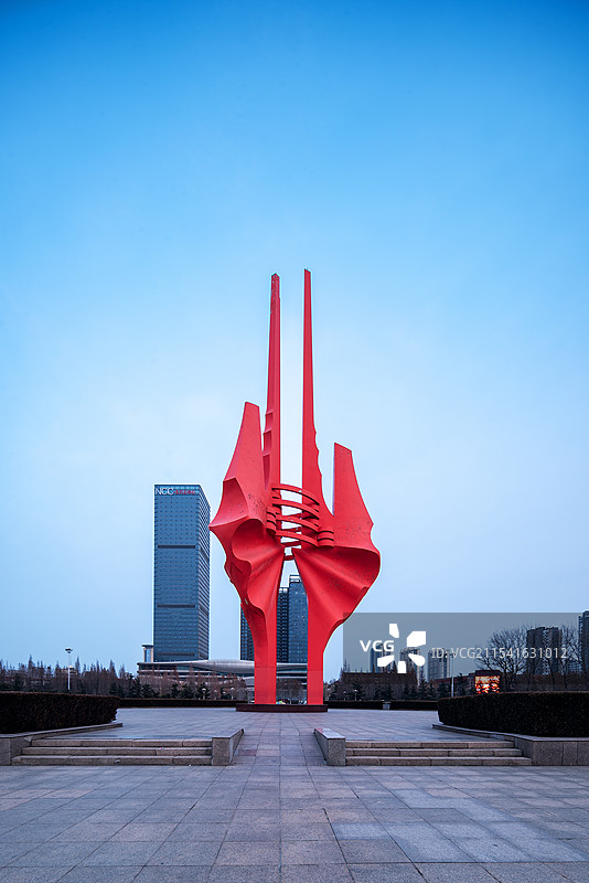 临沂人民广场图片素材