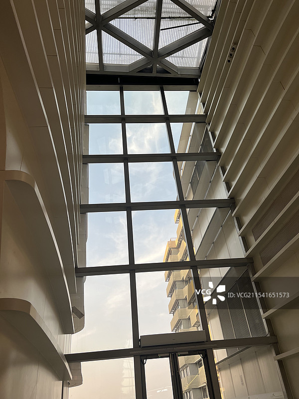 建筑低角度视图图片素材