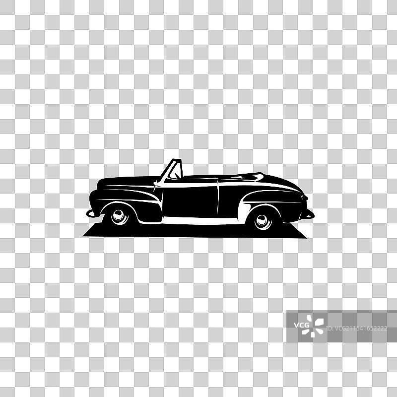 润滑油闪电汽车轮廓孤立图像图片素材