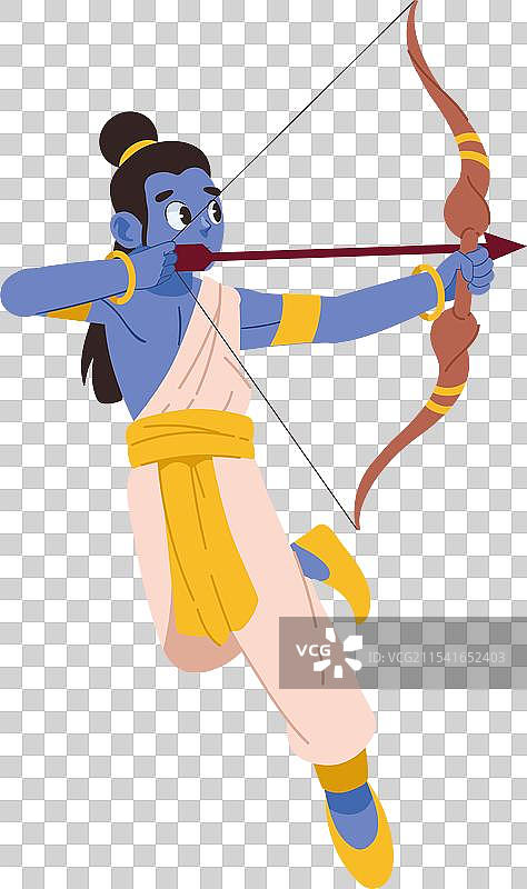 持弓箭的拉玛王图片素材