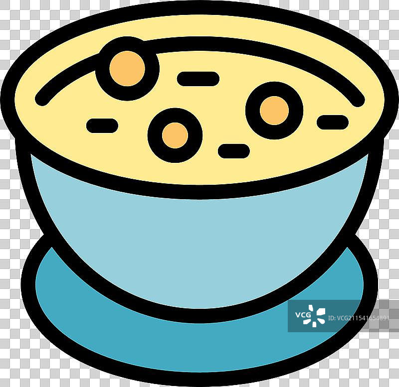 盘子上放着一碗鹰嘴豆汤图片素材