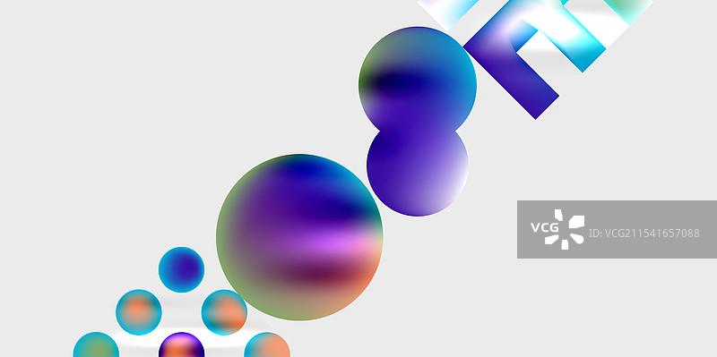 圆形和三角形的现代艺术图片素材