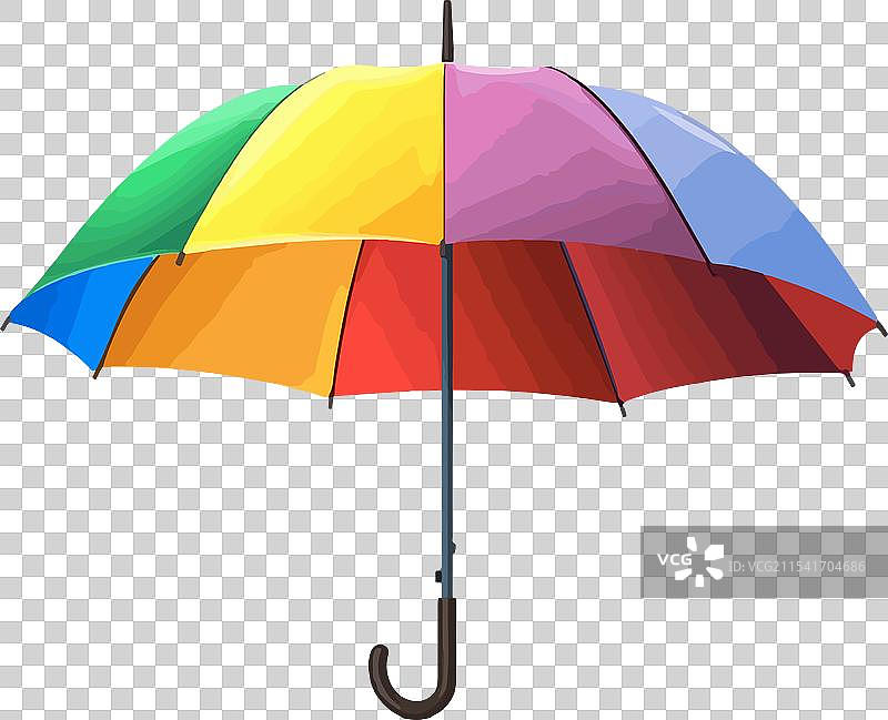 五彩缤纷的伞图片素材