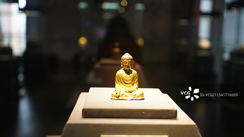 昆明云南省博物馆宗教文物展图片素材