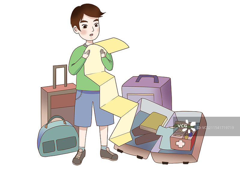 领事保护宣传手绘简笔画图片素材