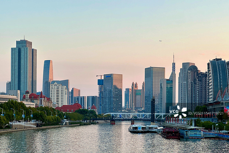 天津海河图片素材