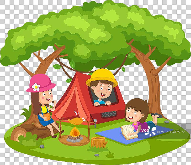 儿童夏令营图片素材