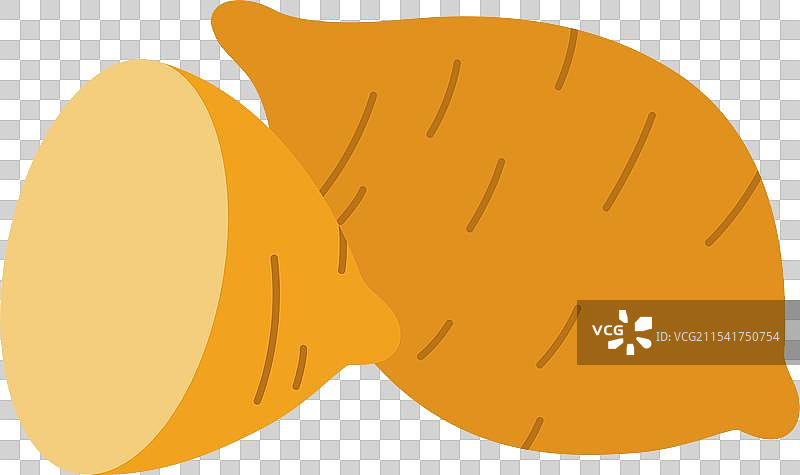 白色背景上的山药图片素材