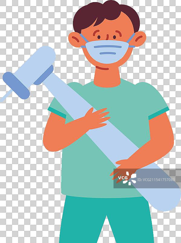 牙医手持牙钻图片素材