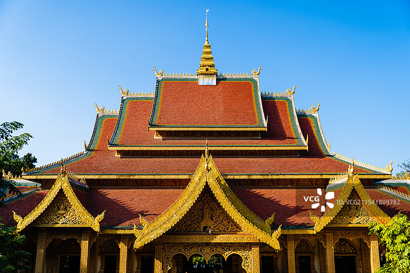 西双版纳勐泐大佛寺图片素材