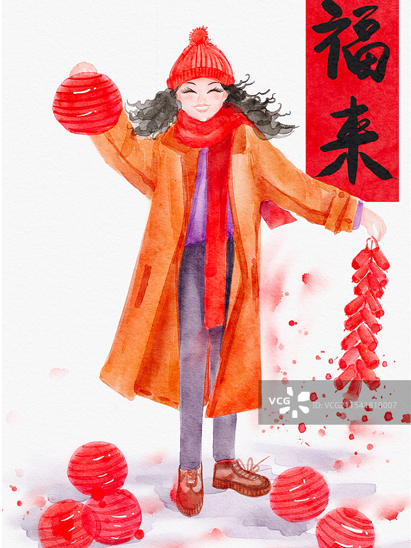 新年 福到图片素材