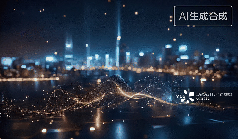 【AI数字艺术】未来之城图片素材