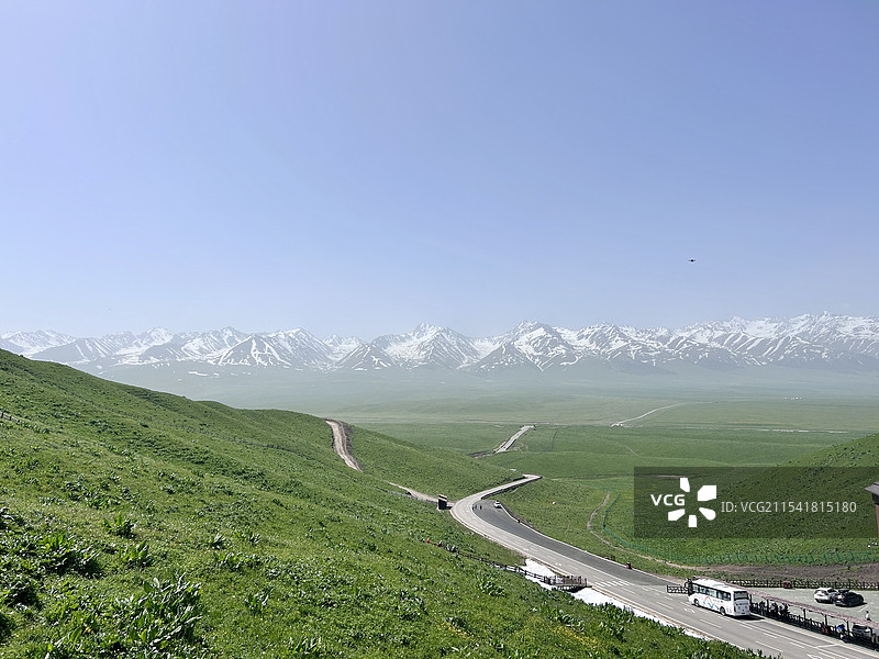 新疆伊犁那拉堤图片素材