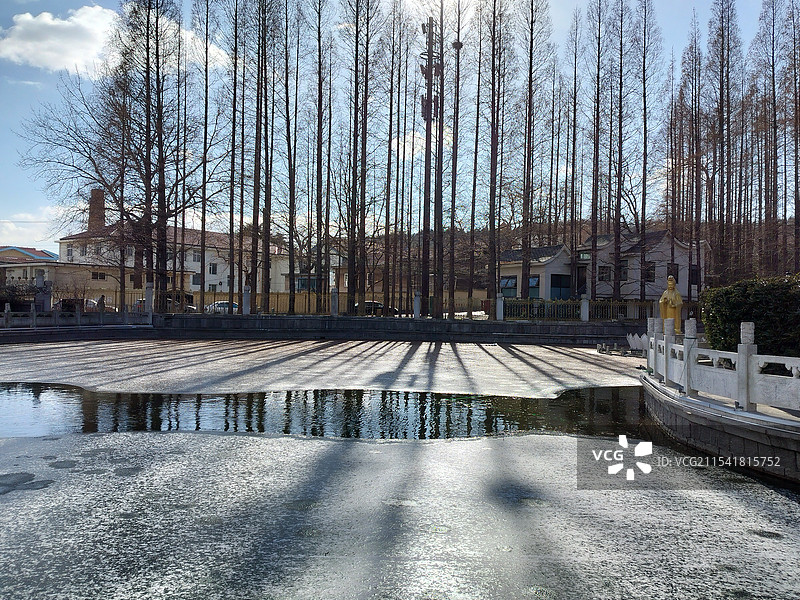 青岛湛山寺图片素材