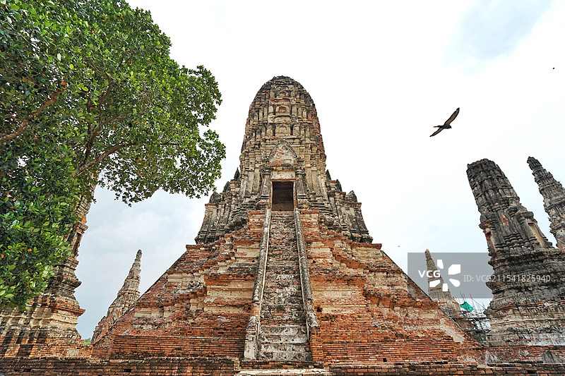 泰国大城，柴瓦塔那兰寺图片素材