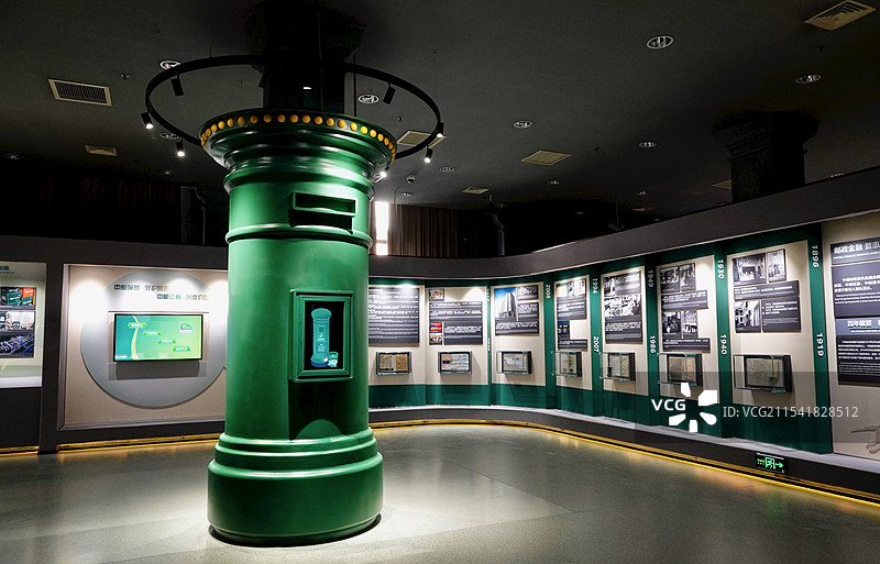 上海邮政博物馆室内展厅图片素材