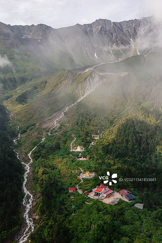 甘孜州海螺沟景区图片素材