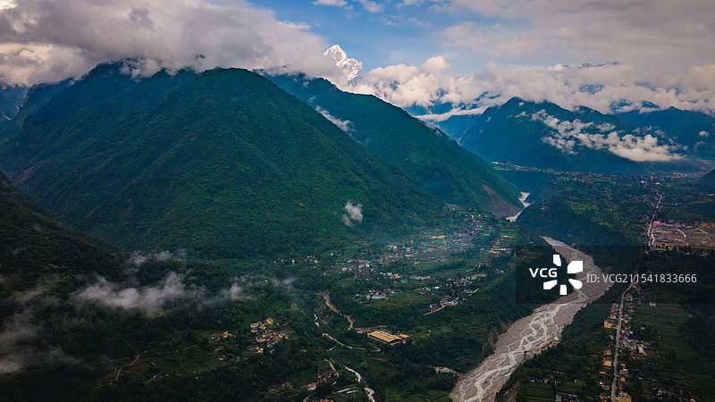 甘孜州海螺沟景区图片素材