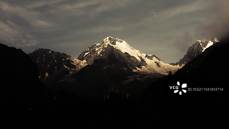 甘孜州海螺沟景区图片素材