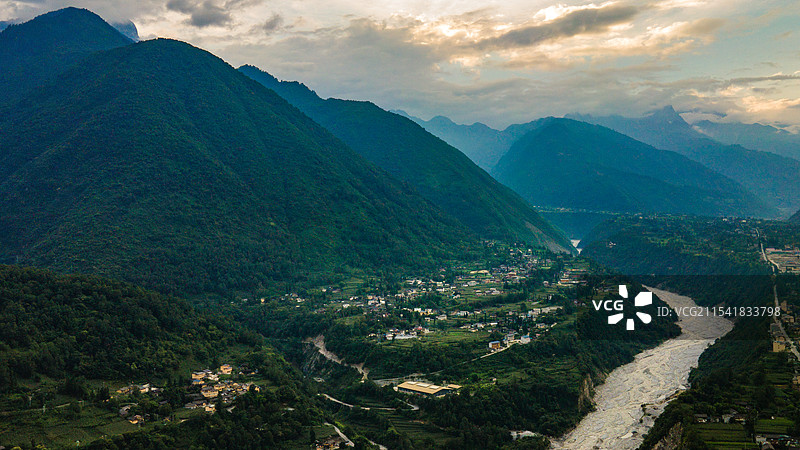 甘孜州海螺沟景区图片素材