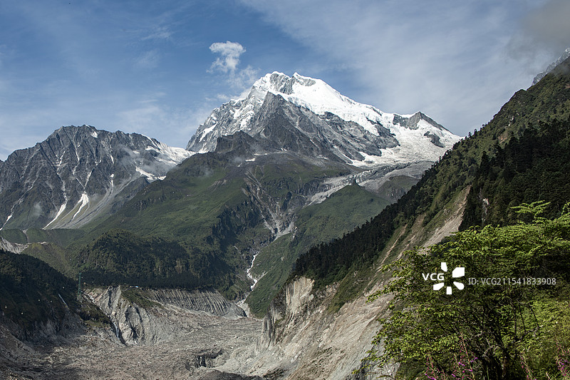 甘孜州海螺沟景区图片素材