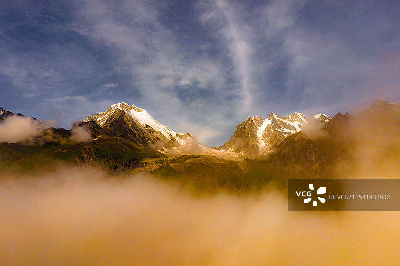 甘孜州海螺沟景区图片素材