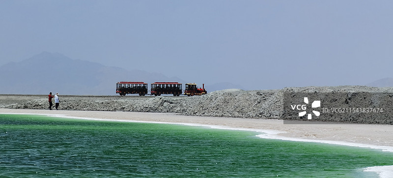 青海大柴旦盐湖图片素材