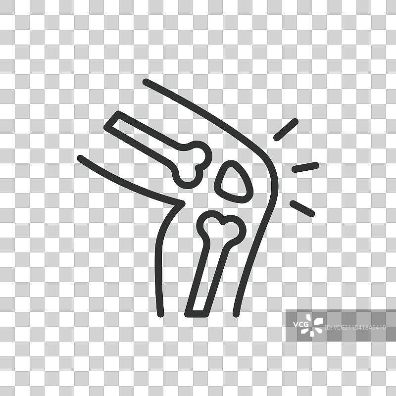 整形外科医生的线条设计图片素材