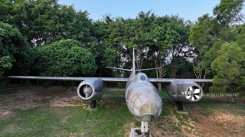 广州市黄埔军事主题园轰5轻型轰炸机图片素材