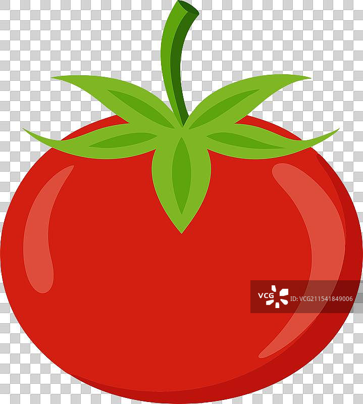 番茄剪影艺术图片素材