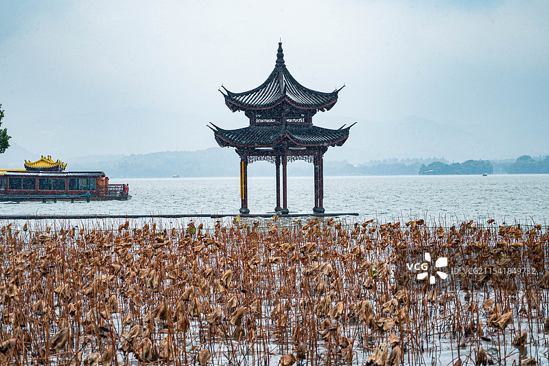 雪西湖，杭州西湖断桥残雪图片素材