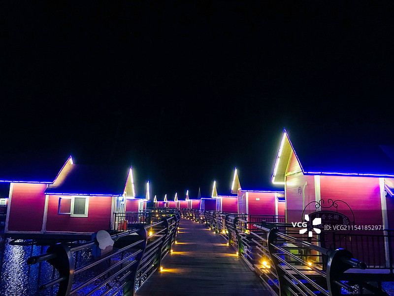 唐山乐亭月坨岛水上别墅图片素材