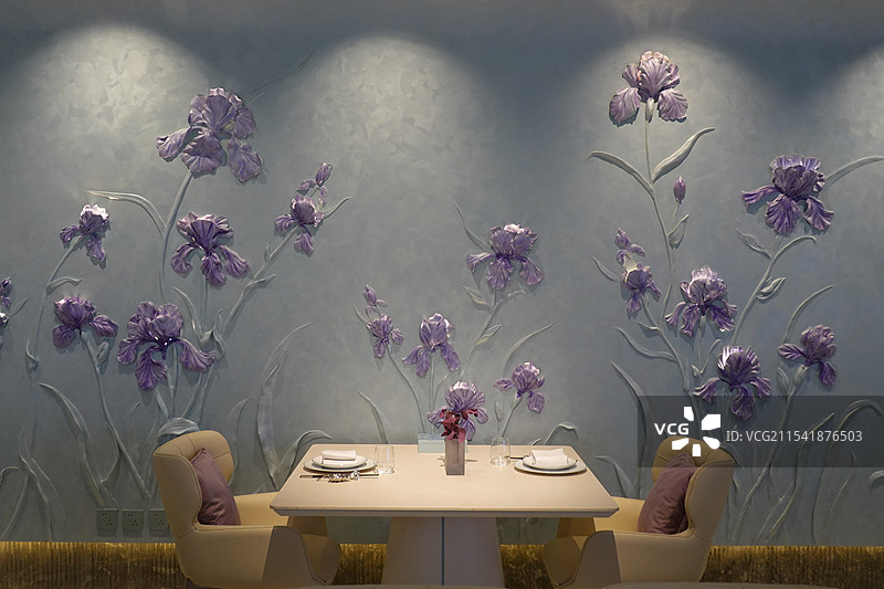 大董烤鸭金宝汇店内部装饰图片素材