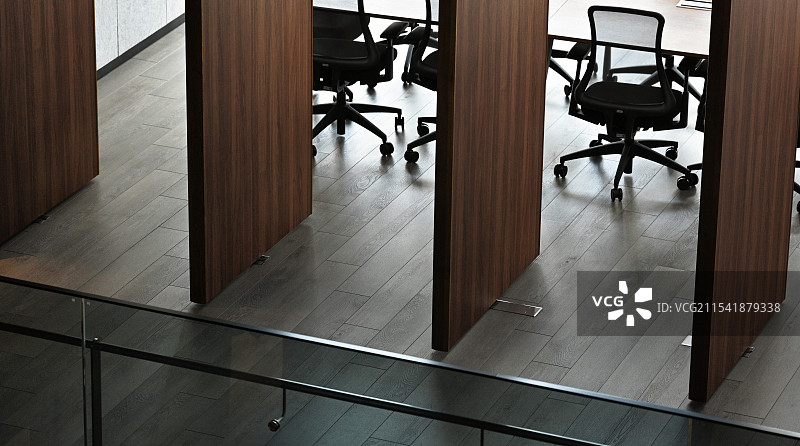 现代办公室隔间图片素材