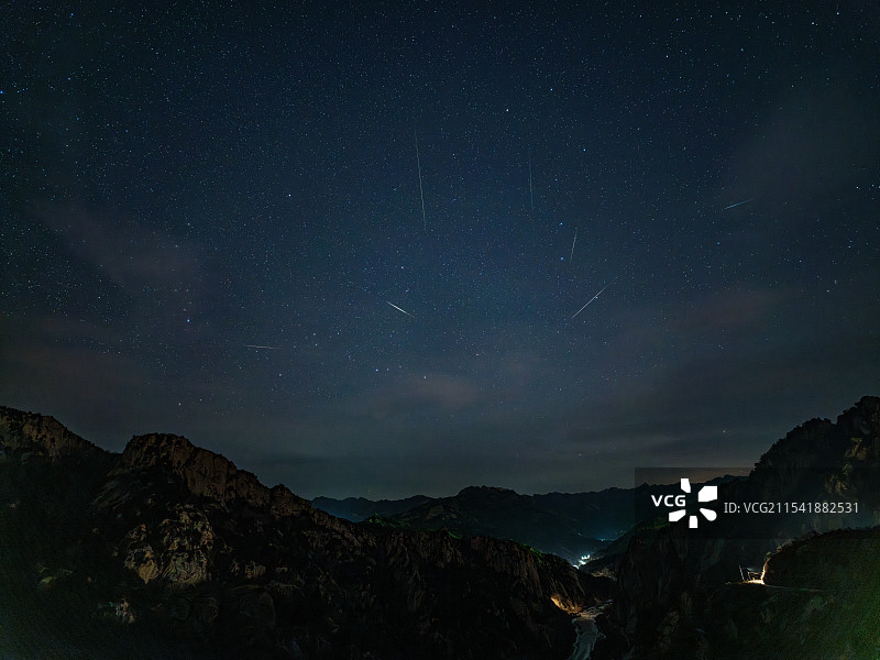 2025年象限仪座流星雨图片素材